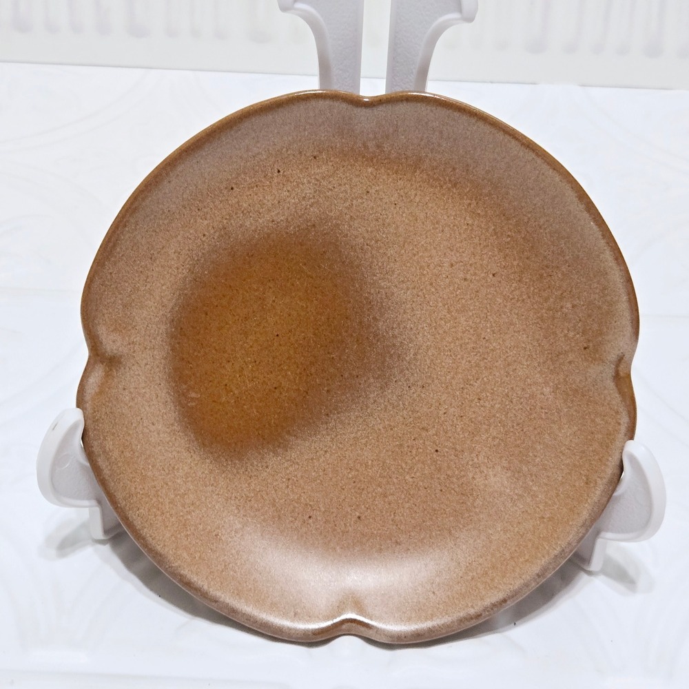 Frankoma Pottery Saucer Brown Tan‎ 5E